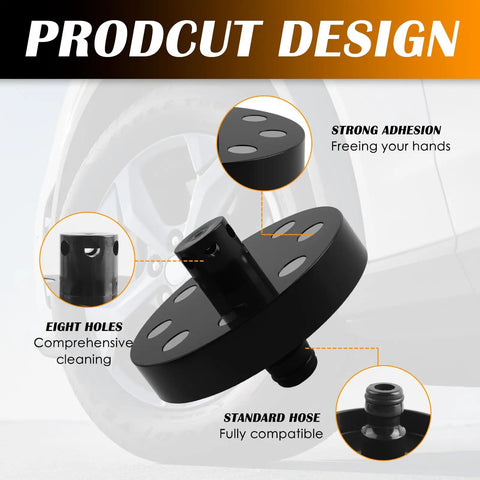 Magnetic Chassis Flusher Kit With 360 Degree Rotating Spray Nozzle And Quick Connect Undercarriage Cleaner design features
