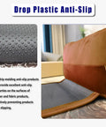 Velvet Comfy Recliner Head Pillow With Non Slip Base Adjustable Neck Support For Pain Relief At Home Office And Travel