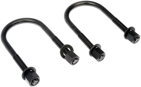Dodge W150 Front Leaf Spring Axle U-Bolt Kit - Heavy-Duty OE Replacement for 1977 to 1993 Trucks, showing two U-shaped bolts