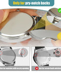 Watch Battery Replacement Tool Kit With Adjustable Case Opener, Band Strap Remover, Pry Back Case Opener And Precision Tweezers for Pry-Notch Back Watches