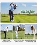 Golf Alignment Sticks And Angle Holder Set With Portable Bag Swing Trainer And Practice Aid Easy Setup Golf Training Gear Perfect Gift For Men And Golfers
