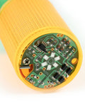 Close-up of circuit board in Four-Stack LED Industrial Signal Tower Light With No Sound Andon Lights, showing LED and components