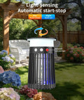 Solar Bug Zapper Portable Outdoor Waterproof Mosquito Killer Light Rechargeable Fruit Fly Trap Lamp 4200V Electric Gnat Traps in garden