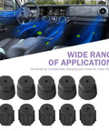 10 Pack A/C Valve Core Port Caps for Most Cars, Heavy-Duty ABS Plastic, Leak-Proof and Dust-Proof Protection, interior and caps