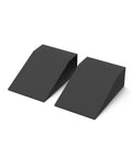 High Grade Foam Yoga Wedge Blocks Set Of Two With Carry Bag Multi Angle Incline Support For Deep Stretching And Balance Work