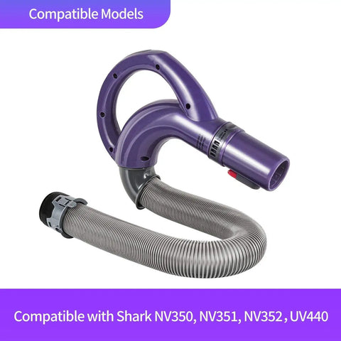 Navigator NV Series Vacuum Hose Handle Replacement For NV350 NV352 NV355 NV356 NV357 NV358 NV360, purple PVC curved handle