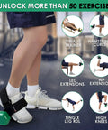 Dumbbell Foot Strap Attachment For Home Gym Workouts Turn Any Dumbbell Into A Leg Workout Powerhouse Tibialis Trainer Kettlebell Converter