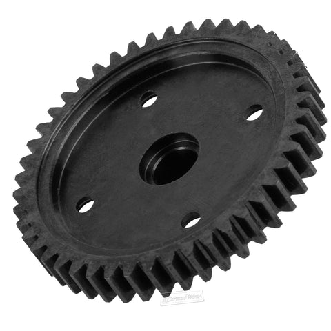 Hardened Steel 46T Spur Gear Upgrade For One Eighth Scale Sledge 4WD Monster Truck Main Gear Boosts Torque, Durability