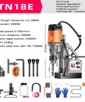 Powerful 1710W Magnetic Drill Press For Engineering Steel Structure And Industrial Applications, with detailed specifications.