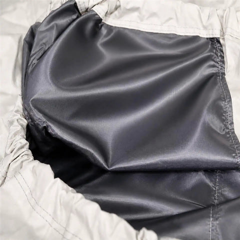 Interior view of Beefy Heavy Duty Boat Cover For Bass 150 1993 All Weather Trailerable Marine Cover Waterproof