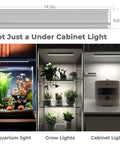 Go-To Under Cabinet LED Light Bar With Three Color Temperatures 2700K 4000K 6000K 14.5 Inch USB Plug-In Dimmable Desk And Cabinet Light