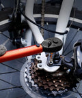 Quarter Inch Drive Torque Wrench Kit With 27 Piece Bike Tool Set Pro Grade Build High Precision 0.1Nm being used on bike gears