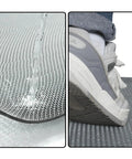 Heavy Duty Drainage Mat 3x16 ft PVC Grippy Non Slip Floor Mat With Holes For Drain Deck Pool Kitchen Grease Resistant use