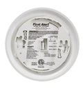 Back view of Carbon Monoxide Detector With Hardwired Alarm And Battery Backup, Electrochemical Sensor, Model CO5120BN White