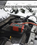 10 Amp Battery Charger And Maintainer For 12V 24V Cars Trucks Boats Marine And Lawn Mower Batteries, Smart Desulfator