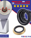 Beefed Up Whole Parts Washer Tub Seal Kit 5303279394 black seal and gold ring for top load washer tub replacement