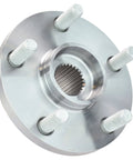 Close-up of Two Piece Front Wheel Bearing And Hub Assembly Kit Direct Fit For 2003 2019 Toyota Corolla showing wheel hub
