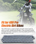 Heavy Duty 219H Chain With 126 Pins For 48V Pro Electric Dirt Bikes Built Tough With Premium Metal High Strength Wear Resistant