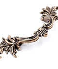 French Provincial Antique Brass Drawer Pulls 6 Pack With 3 Inch Hole Centers For Dresser Nightstand And Cabinets