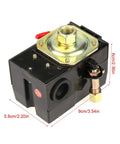 Air Compressor Pressure Switch Control 95 To 125 Psi 240V 26A Single Port Replacement Valve Built To Last Performance And Reliable Cut Out