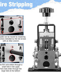 Automatic Copper Wire Stripper Machine Drill Powered Wire Stripper Tool For 1 To 25 Mm Cables with adjustment plate and shaft