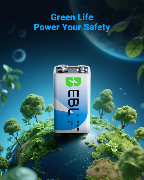 Hella Long Lasting 9V Alkaline Batteries 12 Pack Priced Right For Smoke Detectors Wireless Mice Remote Controls And Smart Home Gear Dead Serious About Reliable Power And Zero Dead Battery Hassle Guaranteed on a globe surrounded by greenery.