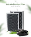 Activated carbon filter from 4 Pack Replacement Filter Kit For S1 W1 B1 Air Purifier 3 In 1 with pre-filter, H13 HEPA and carbon layer.