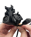 Heavy Duty Power Recliner Linear Actuator Motor Lift Chair Straight Swap Replacement With 120 mm Fit And 220 mm Stroke wiring connectors in hand