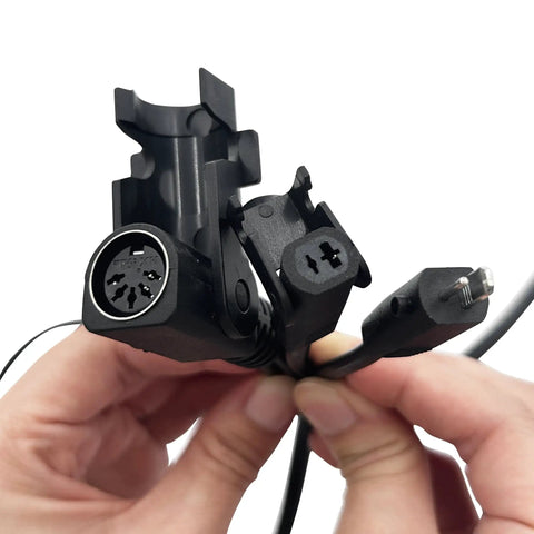 Heavy Duty Power Recliner Linear Actuator Motor Lift Chair Straight Swap Replacement With 120 mm Fit And 220 mm Stroke wiring connectors in hand