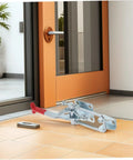 Heavy Duty Toggle Latch Clamp Set Of 2 With 2183 Lbs Holding Capacity Anticorrosive Galvanized Iron Quick Release Pull Latch For Toolbox And Drawer Chests Built To Last Tough As Nails Ready To Roll. Close-up of galvanized iron toggle latch clamp with red handle for door use