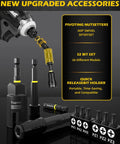 Your Go To 61 Piece Impact Nut Driver Set With Magnetic Deep Nut Drivers For Drills Metric And SAE, Socket Adapters