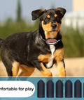 Dog wearing collar with Prong Collar Rubber Sleeve 24 Pack For Shock And Anti Bark Collars 16 Mm Size Replacement Tips