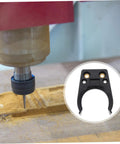 Tool Holder Clamp For Woodworking Engraving Machines Automatic Change System With Strong Clamping Force Heavy Duty Durable Aluminum Body Easy Quick Change Clip For Precise Engraving Projects on CNC spindle