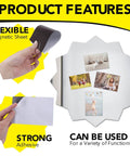 Magnetic Adhesive Sheets Pack 4x6 Inches 10 Cuttable Magnet Sheets With Sticky Backing For Crafts Photos Classroom Decor Planning