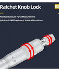 Digital Caliper, Micrometer Internal Diameter Measuring Tool with ratchet lock knob and anti-skid grip for stable measurements.