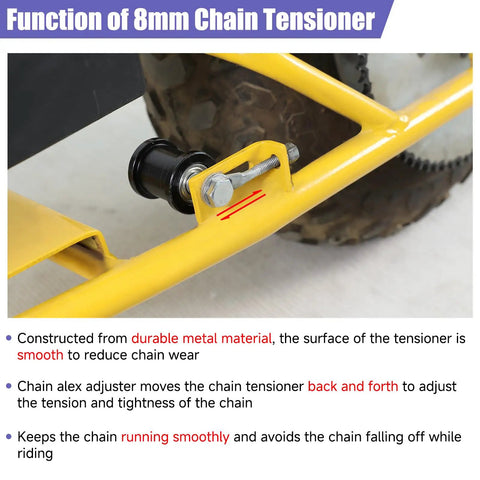 60 Tooth Sprocket For 35 Chain Ride Ready Heavy Duty Fits Coleman Mini Bike CT100U CC100X Baja DB30 Motovox MBX10 MBX11 chain tensioner