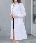 Professional Lab Coat for Women and Men Unisex Doctor Student Vet Dental Cosplay Costume with Long Sleeve, outdoors
