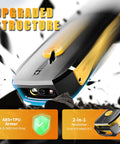 Compact Bluetooth Barcode Scanner For 1D And 2D Codes with ABS+TPU armor, shown in a rugged environment, highlighting durability.
