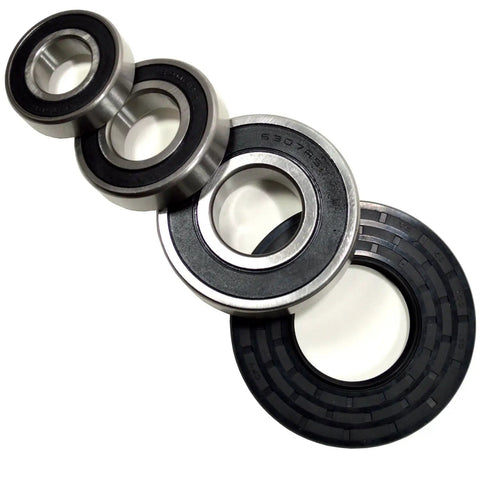 Premium Hella Sturdy Front Load Washer Bearing And Seal Kit To Crush Grinding Noise Quickly For Whirlpool Machines, three bearings and one seal.