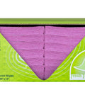 Front view of Fresh Towel pink solid reusable paper towels for food service, 20 x 13 inches, case of 200.