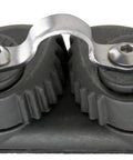 Medium Nylon Sailing Cam Cleat With Wire And Strap Fairlead for 1/8 to 1/4 Inch Lines front view