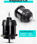 Bulletproof Engine Motor Mount Kit For Chevy Traverse Buick Enclave Gmc Acadia Pontiac Outlook 36 Liter V6 Automatic 2009 Thru 2017 Straight Bolt Up Front Rear Assembly, black front motor mount.
