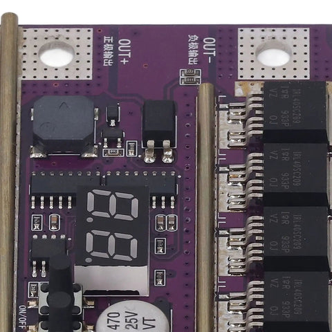 Spot Welder Module With PCB Control Board And 99 Levels Digital Display showing detailed circuit components for welding repair