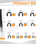 All in One 4 in 1 Snap Ring Pliers Set With E Clip And C Clip Retaining Rings Kit 312 Piece Includes M1.5 To M10 E Clips And M4 To M28 C Clips Plus Tweezers For Auto DIY And Handyman Projects size chart with dimensions and quantities.