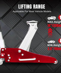 1.5 Ton Aluminum And Steel Hydraulic Floor Jack With Dual Piston Quick Lift Pump Low Profile Racing Car Jack For Vehicles