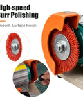 High-speed burr polishing on key cutting machine duplicator for precise manual key copying and dual axis stabilized guide.
