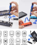 79 In 1 Magnetic Screwdriver Kit With 58 Bits And Anti Static Wrist Strap For Electronics Repair A Pro Grade Tool Set For Computers And Laptops Phones MacBooks Consoles And Other Tiny Tech Fixes in use