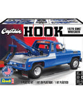 1979 GMC Wrecker Captain Hook Model Kit With Telescoping Boom and decals on packaging