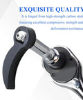 Close-up of 2 Pack Pry Bar Wrench Adapter For Half Shaft Removal showing carbon steel and square head in tight space ratchet crowbar tool set.