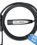 Tesla EV Charger Extension Cable 32A 21Feet NACS For Level 1 And Level 2 Charging Works With Tesla Wall Connector And Model Y X 3 S Not For Supercharger Durable Cord For Home Charging coiled view